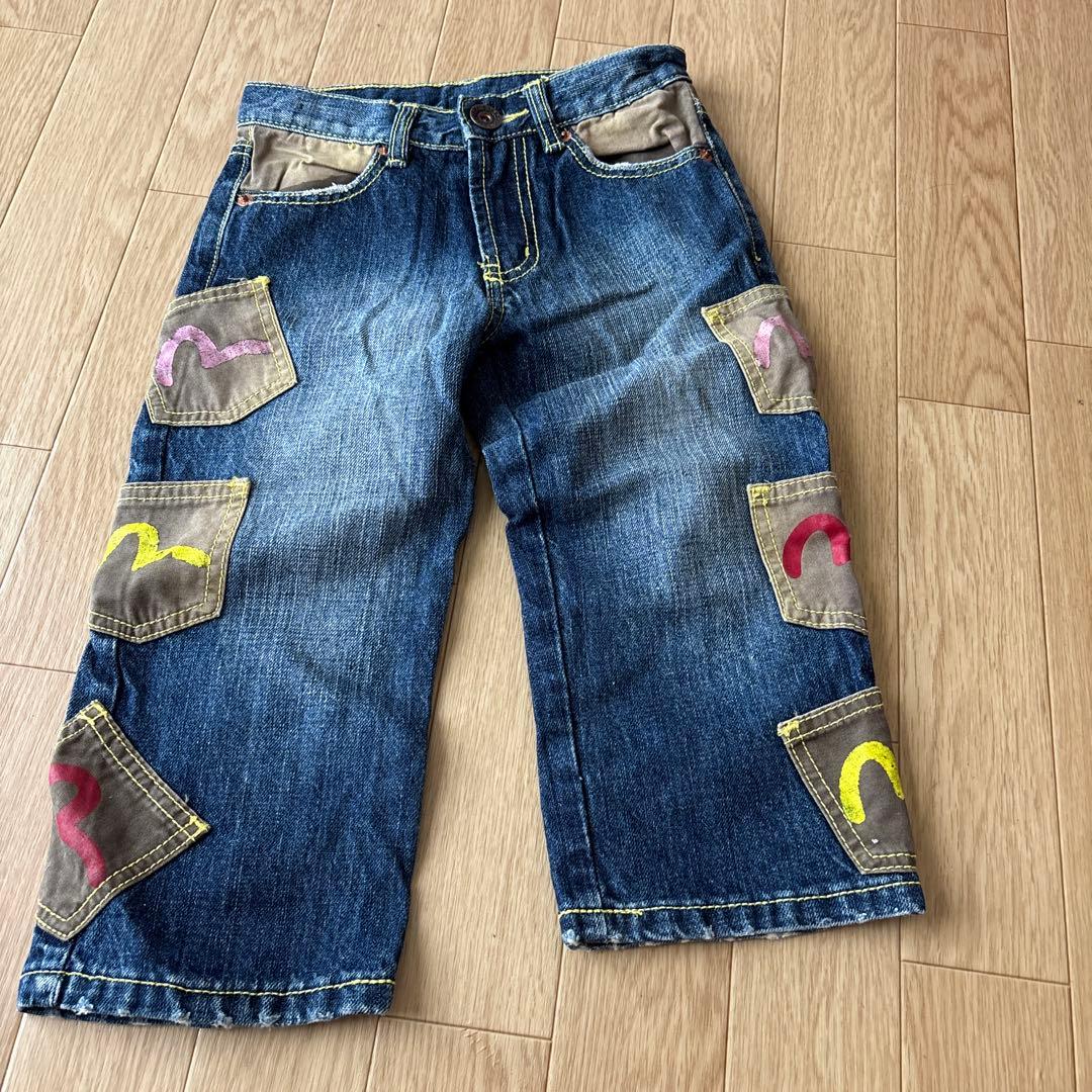 evisu エビス　キッズ　ジーンズ　メニーポケット