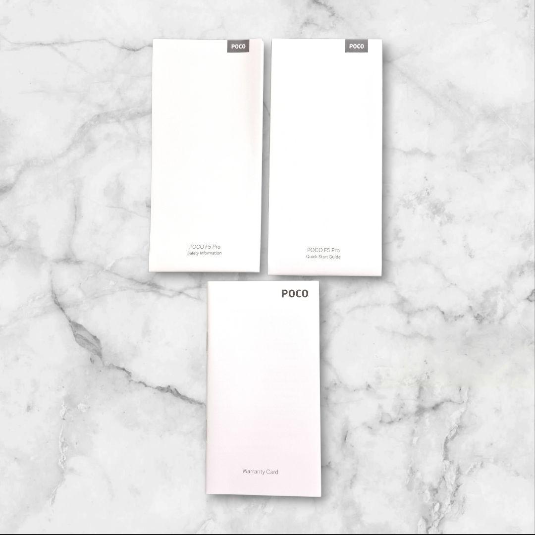 超美品　POCO F5 Pro ホワイト 8GB 256GB グローバル版