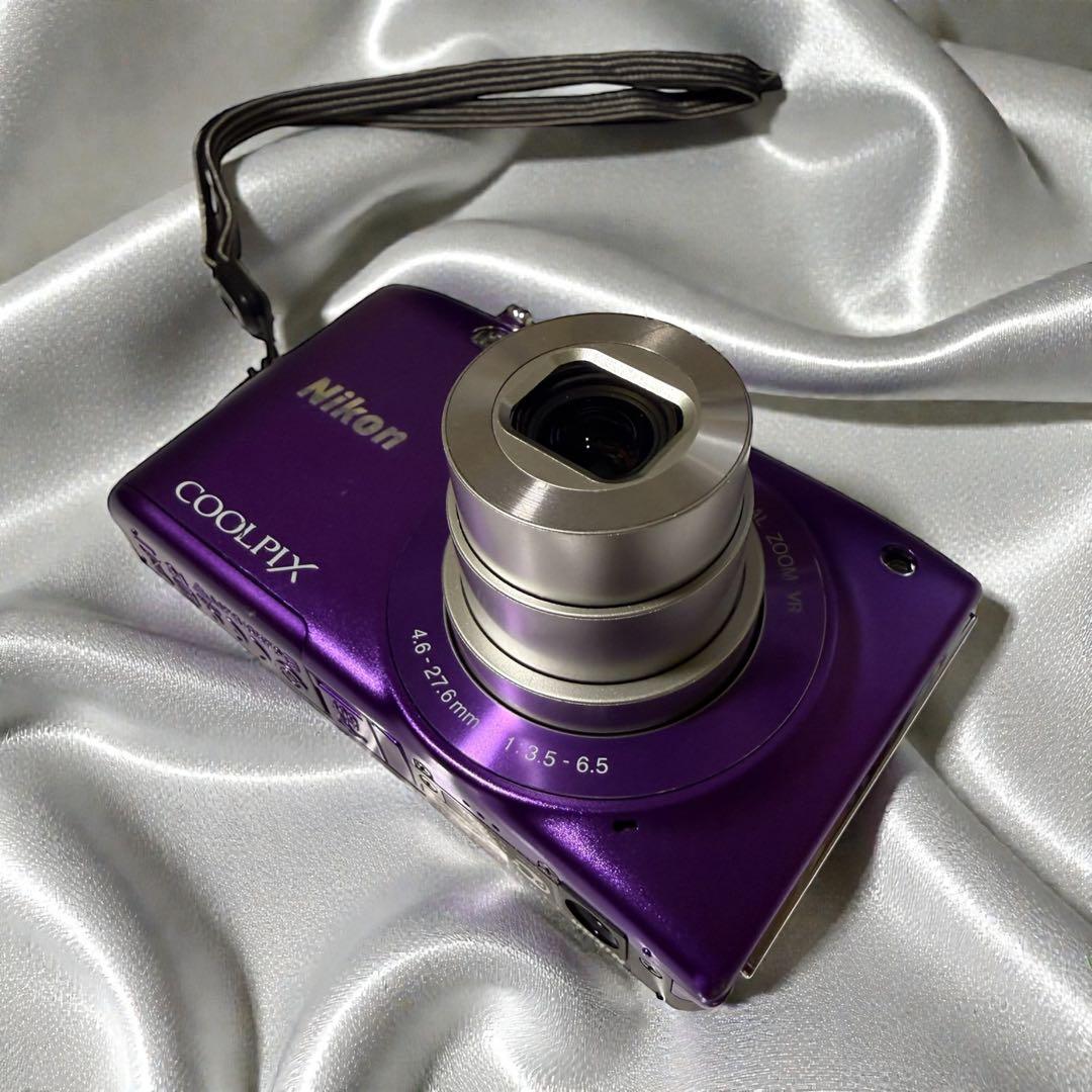 【極美品級・完品】Nikon COOLPIX S3300 パープル 動作確認済
