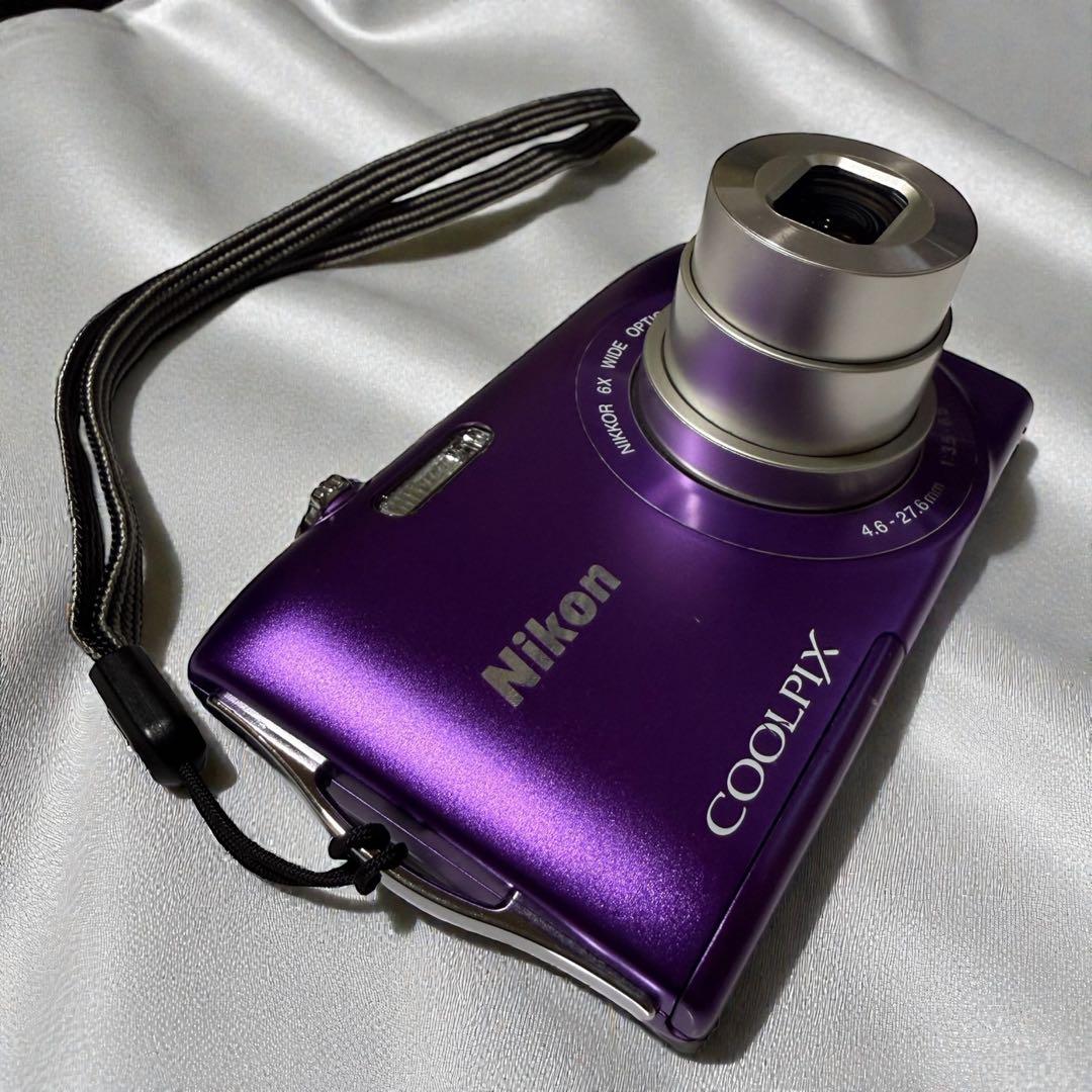 【極美品級・完品】Nikon COOLPIX S3300 パープル 動作確認済