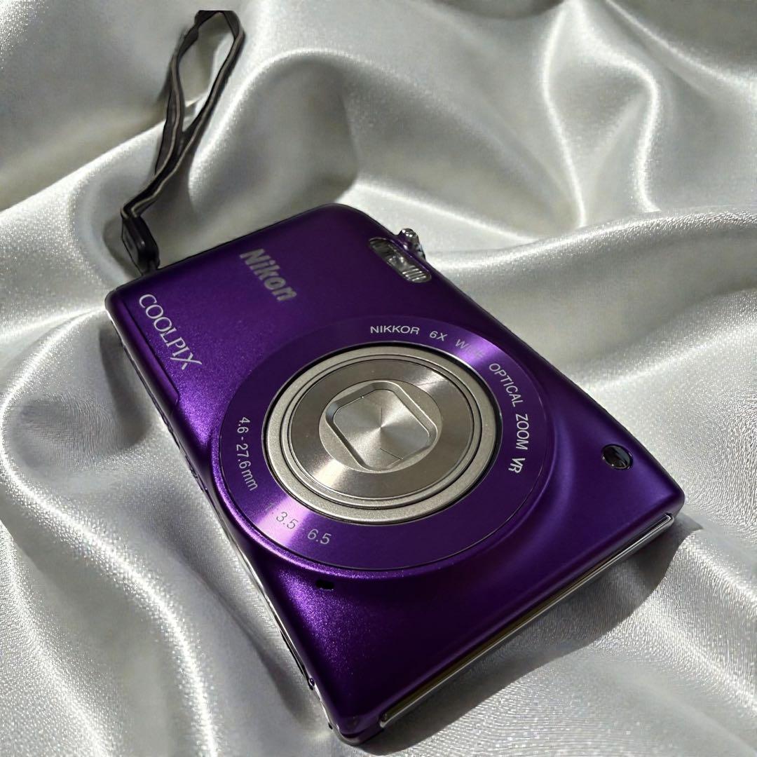 【極美品級・完品】Nikon COOLPIX S3300 パープル 動作確認済