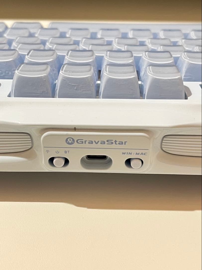 Grava star K1 ゲーミングキーボード　水色