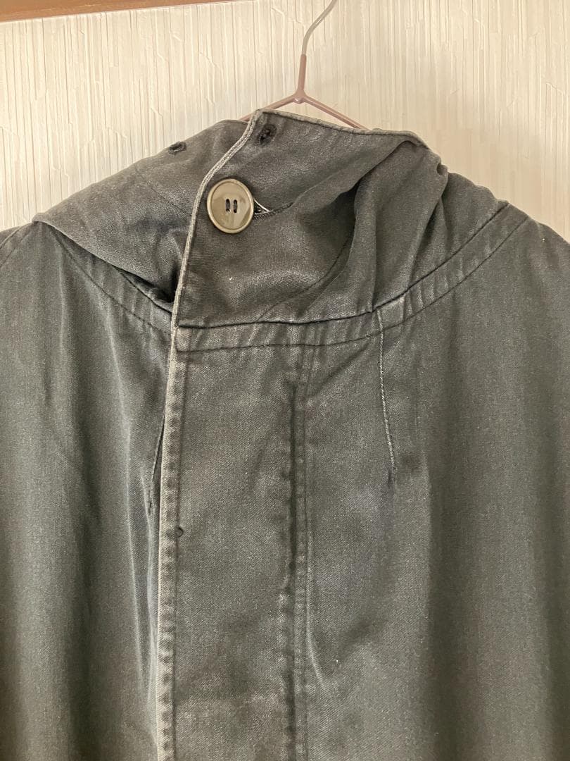 ヴィンテージ フランス70s 黒 モッズコート2way ミリタリー N3B