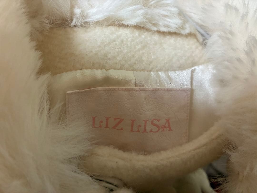 ビジューリボンミニ丈Aラインコート