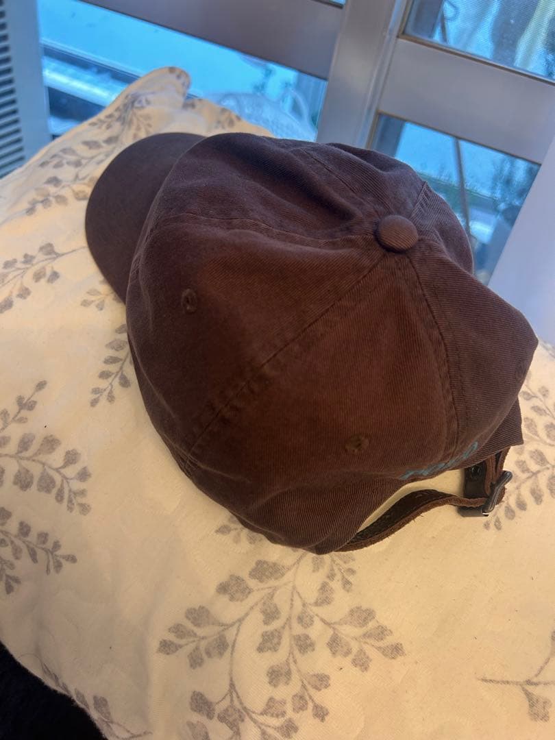 POLO 刺繍ブラウンキャップ