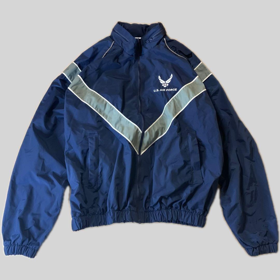 【状態良好】US AIR FORCE トレーニングジャケット 米軍実物 M/R