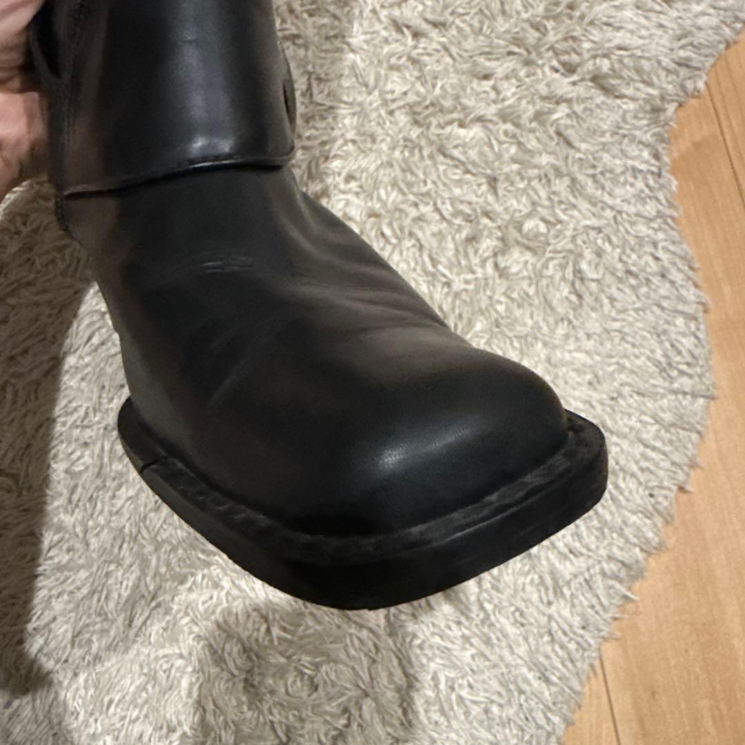 HARLEY-DAVIDSONロングブーツ サイドジップ ロゴバックルブラック