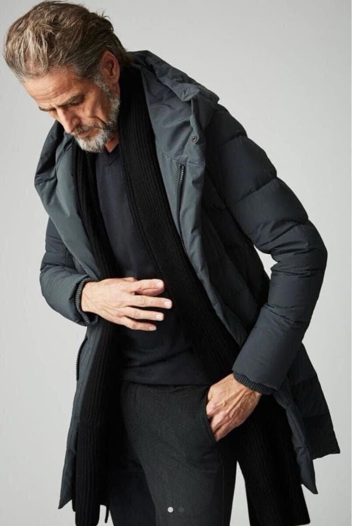 定価15.4万 1piu1uguale3 WRAP HOOD ダウンコート Ⅴ