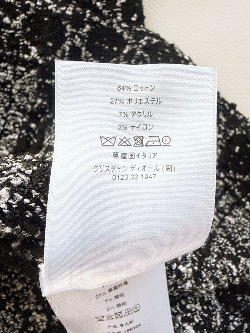 ディオール34ワンピース　マイクロカナージュ