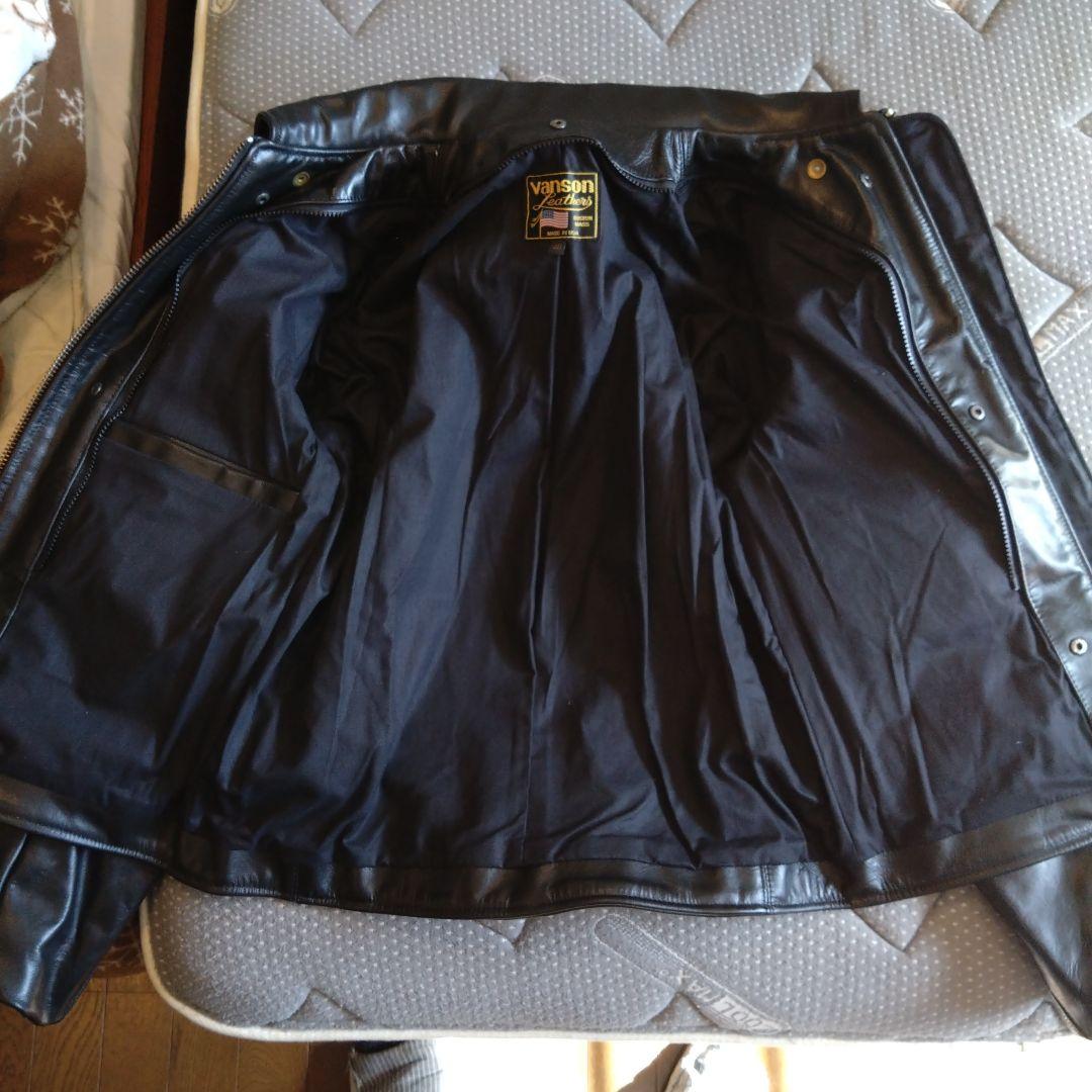 VANSON MODEL F RIDERS JACKET ライダース 40