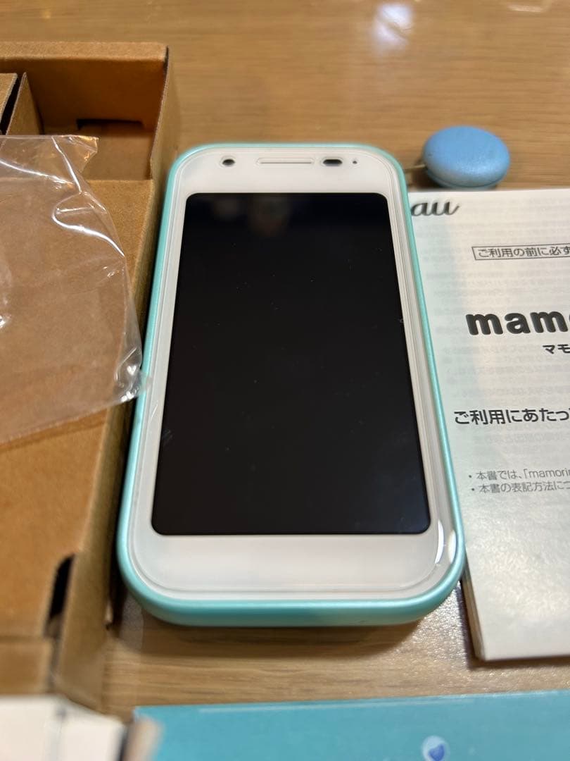 au mamorino6 マモリーノ　6 ミント　キッズ携帯　キッズケータイ