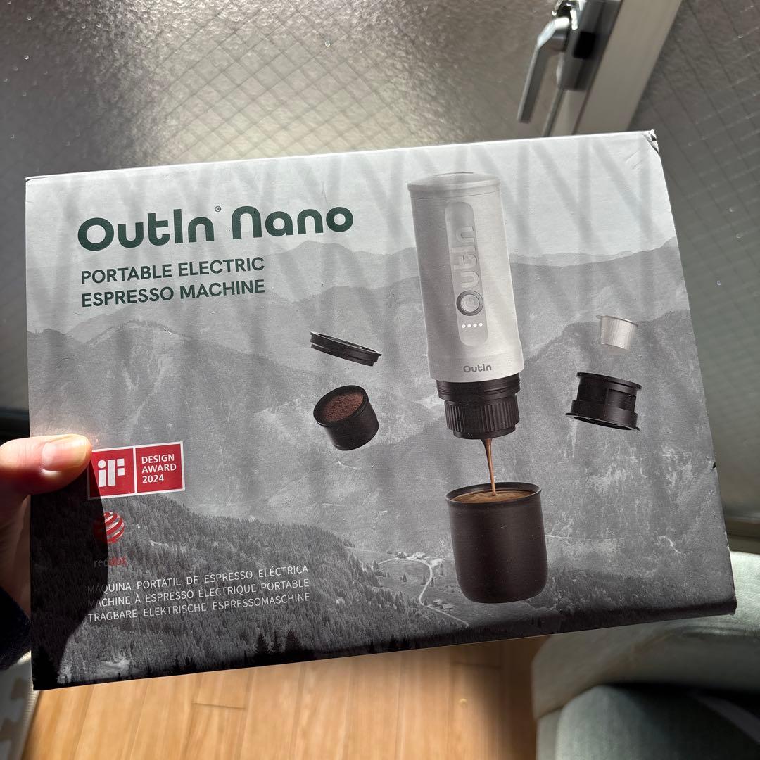 OutIn Nano ポータブル電動エスプレッソマシン　トラベルコーヒーメーカー