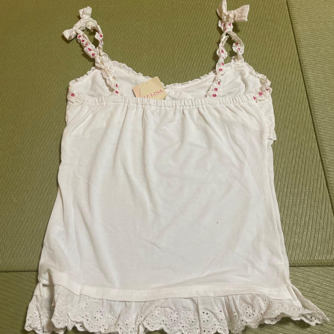 新品！LIZ LISAホワイトレースキャミソール