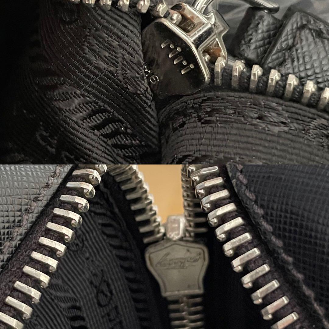 ✨良品✨　PRADA ビジネス　ハンドバッグ　レザー　革　　黒　レザー