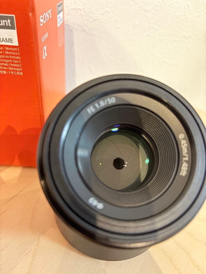 レンズ(単焦点) sony 50mm f1.8