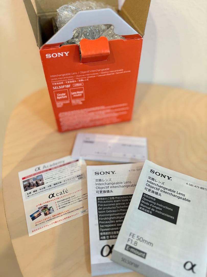レンズ(単焦点) sony 50mm f1.8