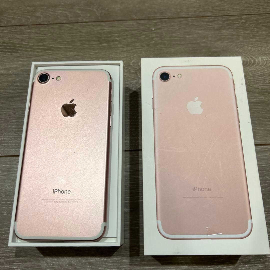 iPhone7 128GB SIMフリー　未使用のオリジナルイヤホン付