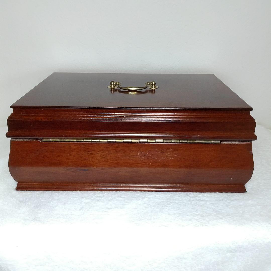 アンティーク 大型 ジュエリーボックス 宝石箱 アクセサリー 鍵付き