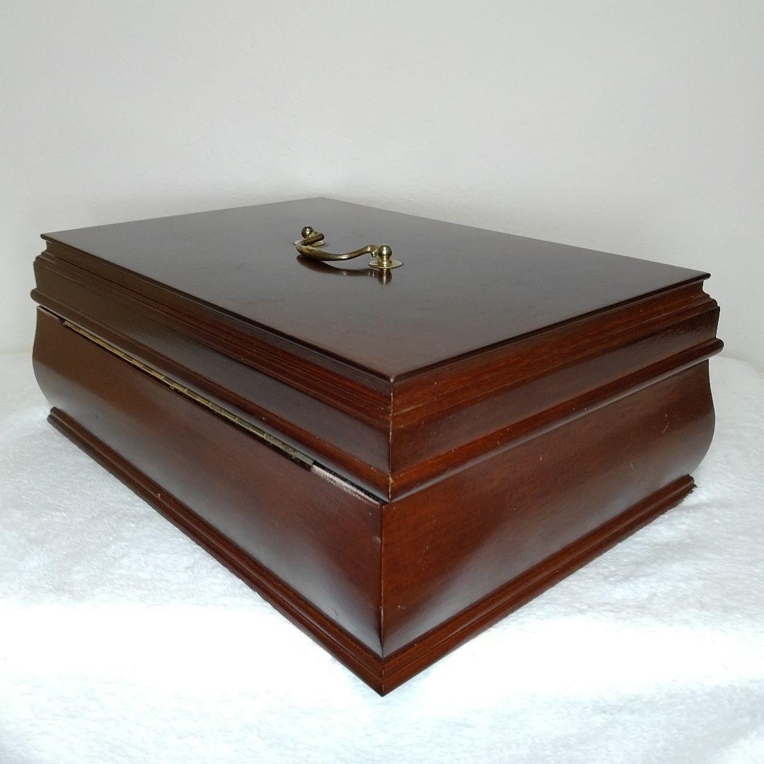 アンティーク 大型 ジュエリーボックス 宝石箱 アクセサリー 鍵付き