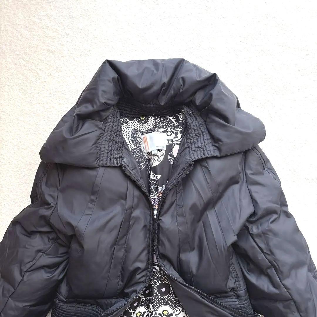 ✨希少✨ミッソーニ 総柄 ダウンショート コート ブラック XL