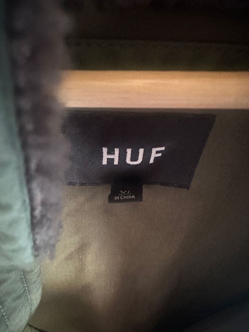 HUF モッズコート オリーブグリーン