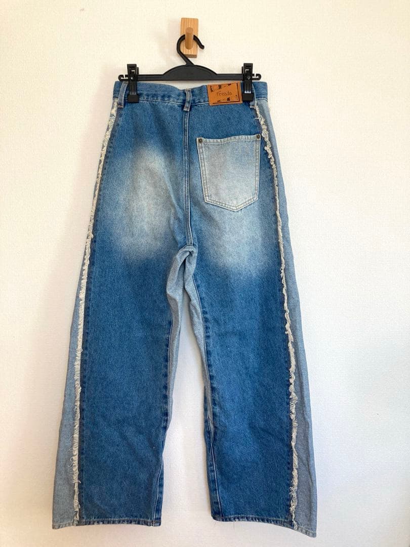 Freada 配色カーブデニム ほぼ未使用