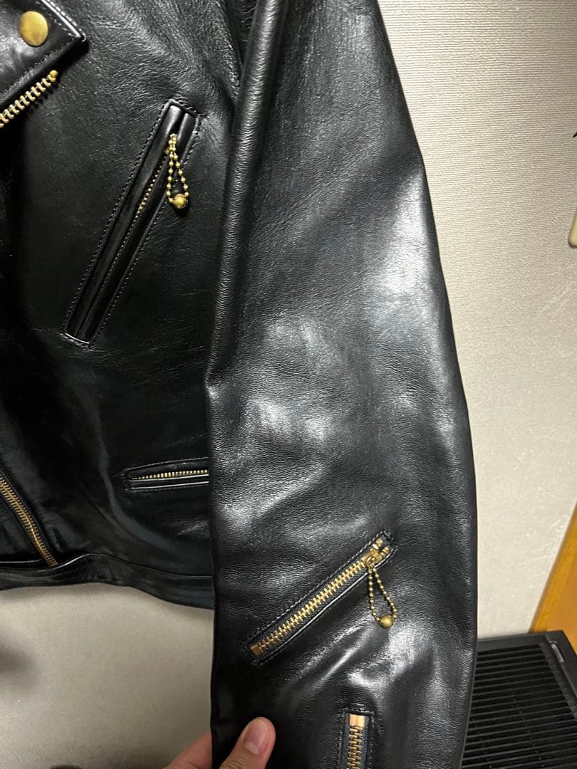 週末セール！　CALEE calee ダブルライダースジャケット