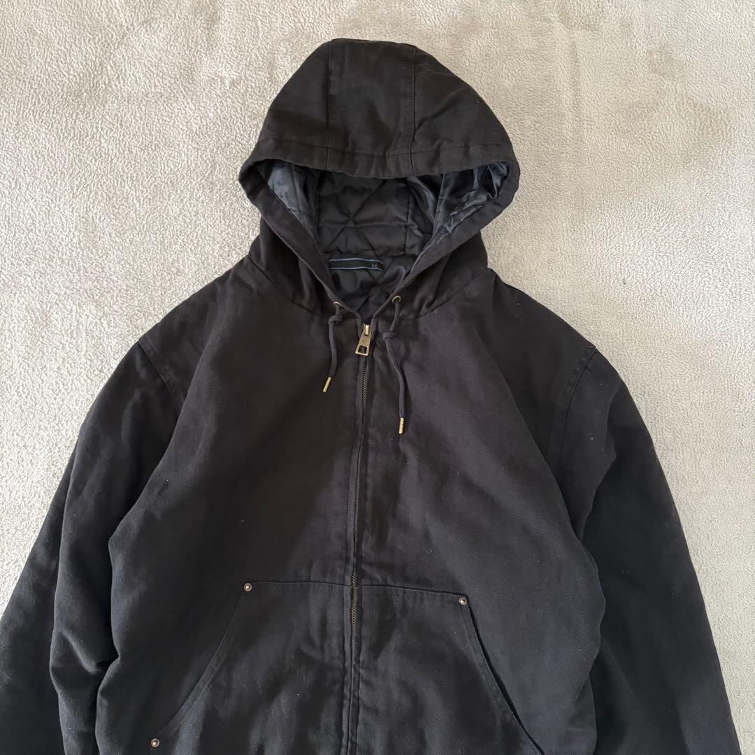 ダックパーカー DUCK PARKAフーディー hoodie BLACK 黒 M