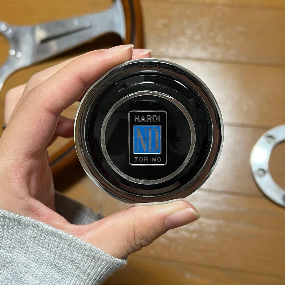 NARDI ナルディ クラシック　ウッドステアリング 大径39mm