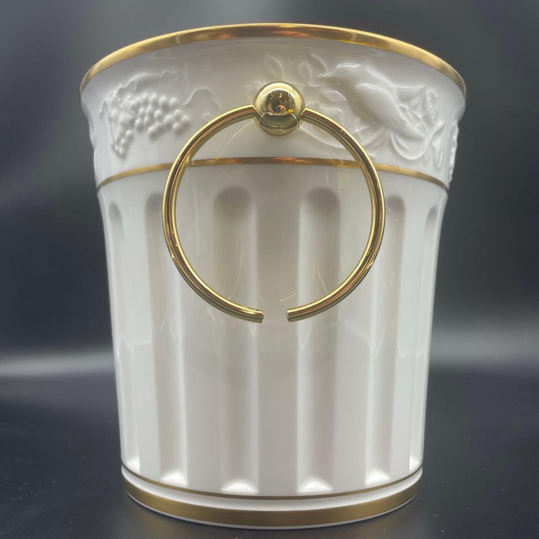 大倉陶園 ゴールドライン レリーフワインクーラー