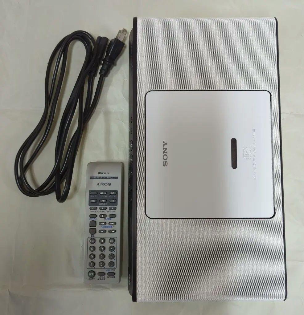 ソニーＣＤラジオzs-e80  語学学習用機能搭載 ホワイト色