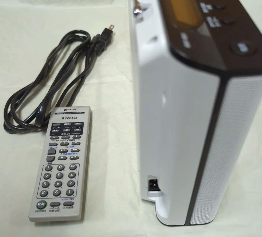 ソニーＣＤラジオzs-e80  語学学習用機能搭載 ホワイト色