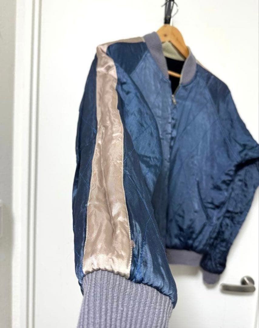 KNT80s 90s スーベニア スカジャン リバーシブル 別珍