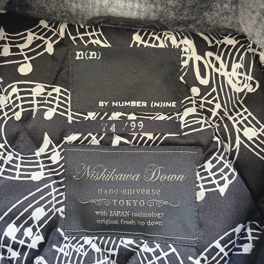 【限定品】ナンバーナイン 西川ダウン ナノユニバース コラボ No.74