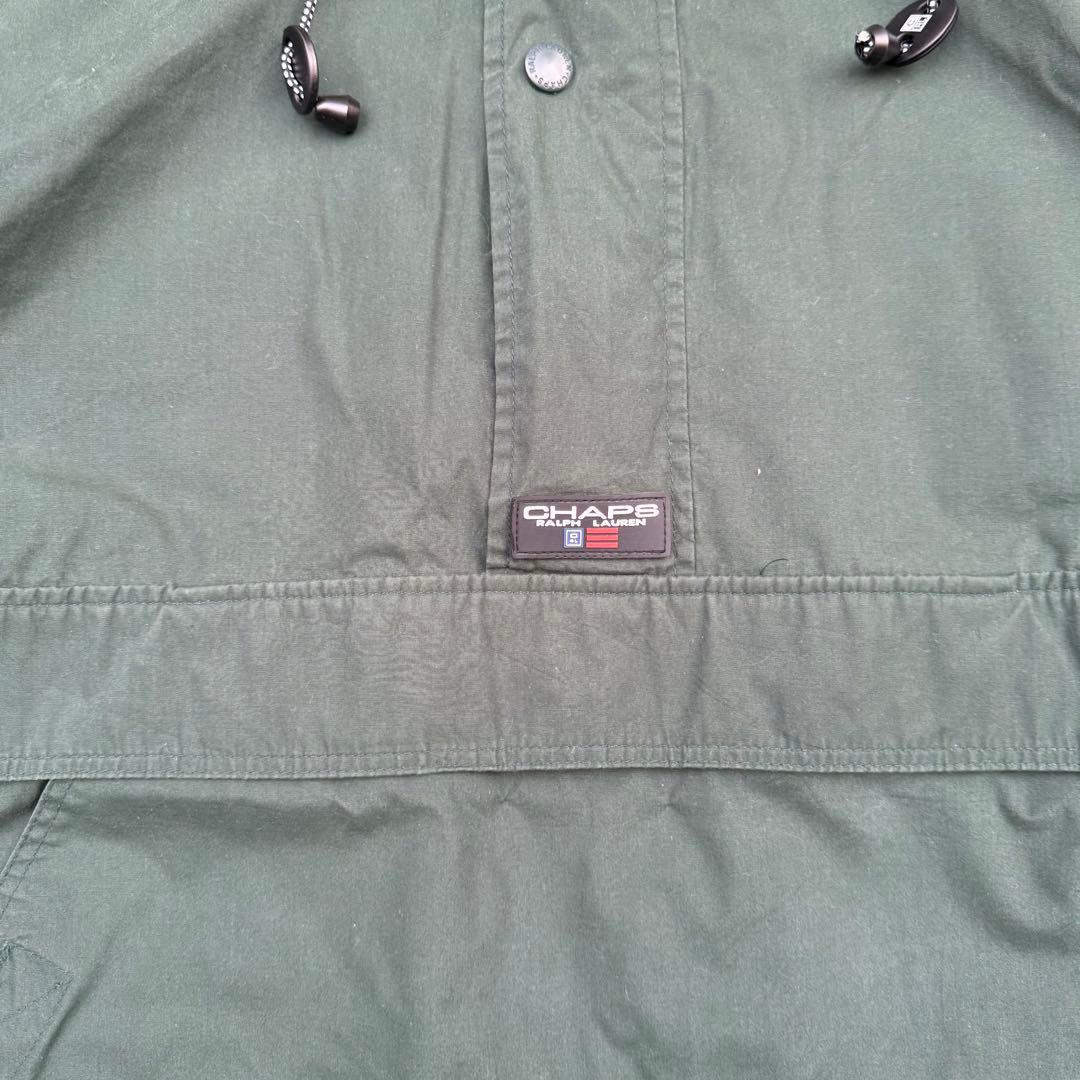 90s chaps ralph lauren ナイロンアノラックパーカーフェード