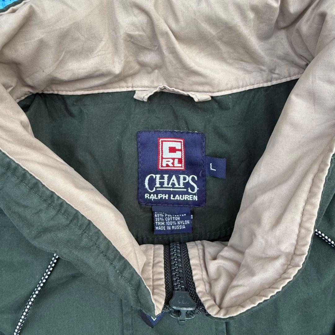 90s chaps ralph lauren ナイロンアノラックパーカーフェード