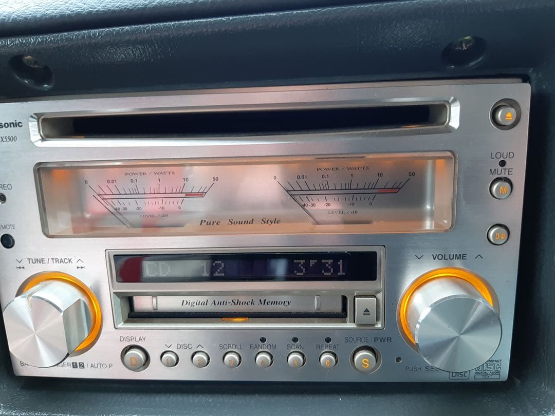 マ*3様 Panasonic CQVX-5500 CD・MDデッキ