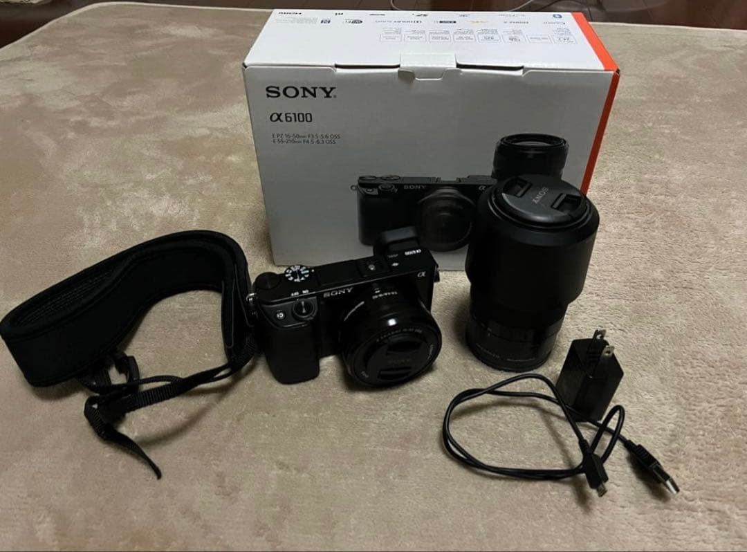 ソニー ミラーレス一眼 α6100 ダブルズームレンズキット ブラック