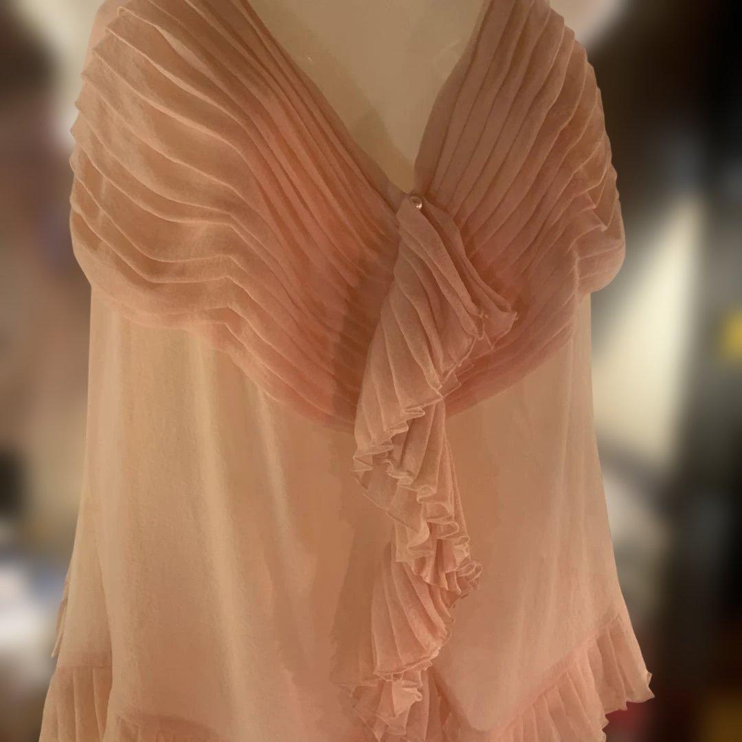 CHANEL キャミソール ホルターネック　シースルー