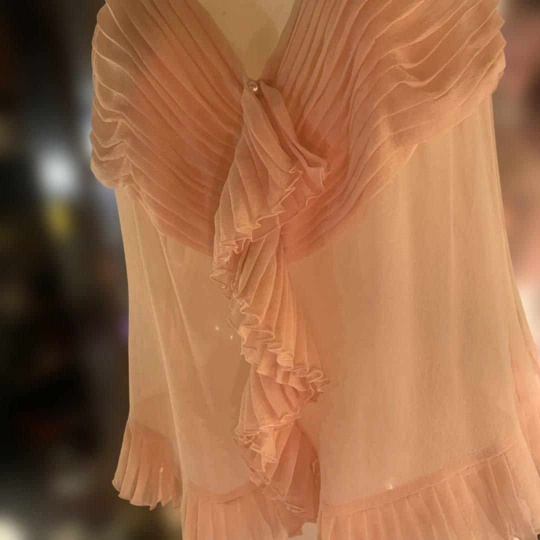 CHANEL キャミソール ホルターネック　シースルー