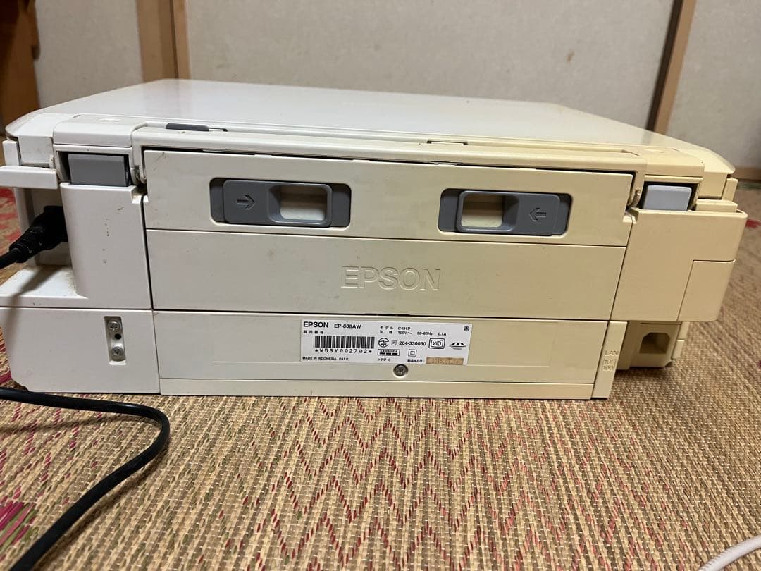 【ジャンク品】EPSON EP-808AW プリンター　通電確認済み
