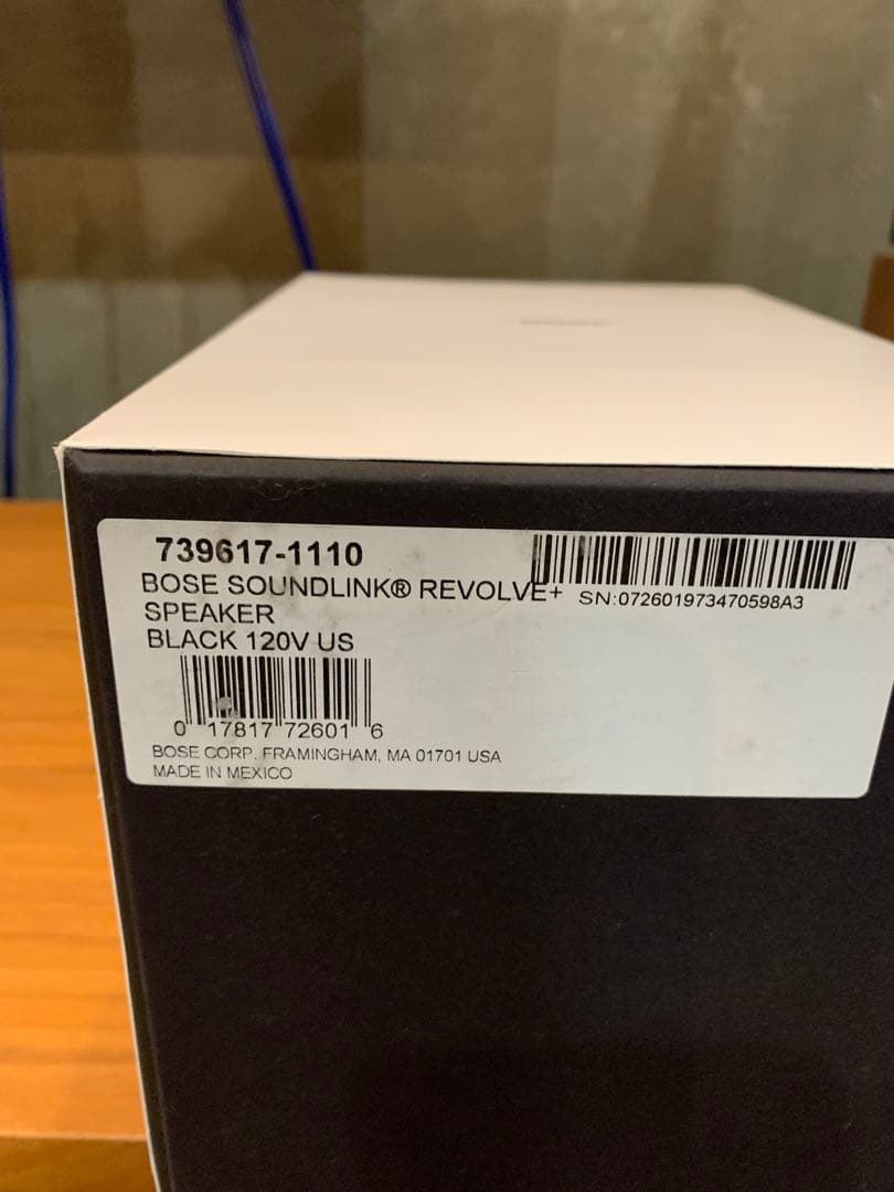 【美品】箱、付属品あり Bose SoundLink Revolve+ ブラック