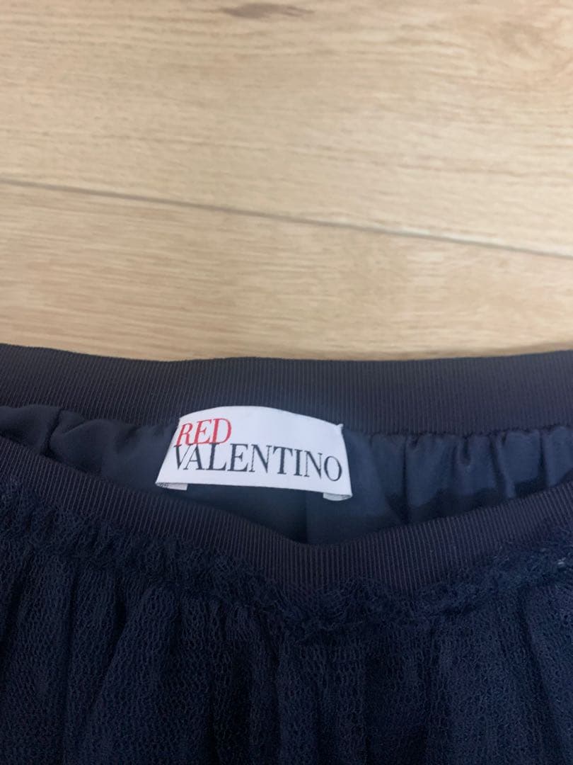 【新品未使用】レッドヴァレンティノ　ロング丈スカート・チュール・ドット