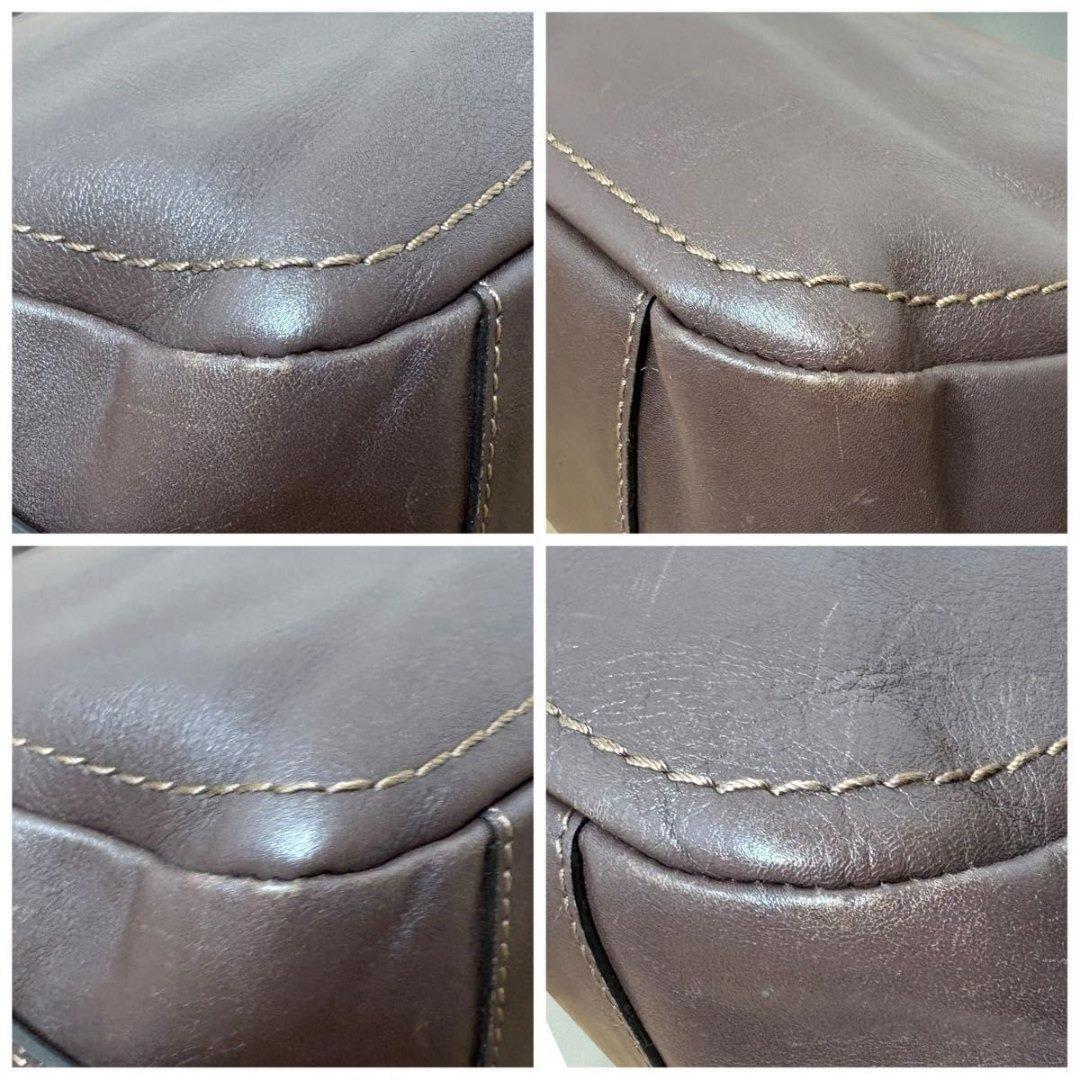 土屋鞄 ショルダーバッグ トーンオイルヌメ ブラウン オールレザー 斜め掛け