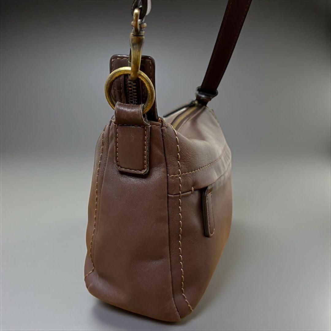 土屋鞄 ショルダーバッグ トーンオイルヌメ ブラウン オールレザー 斜め掛け