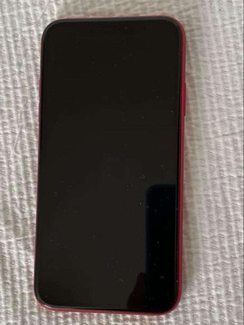 iPhone XR 64GB 82％ RED 本体　美品