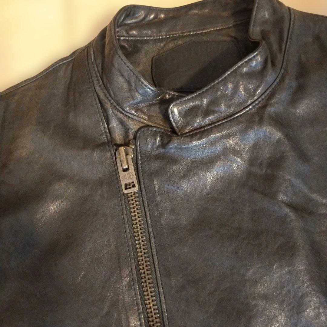 ヒステリックグラマー レザー ライダースジャケット　WALDES
