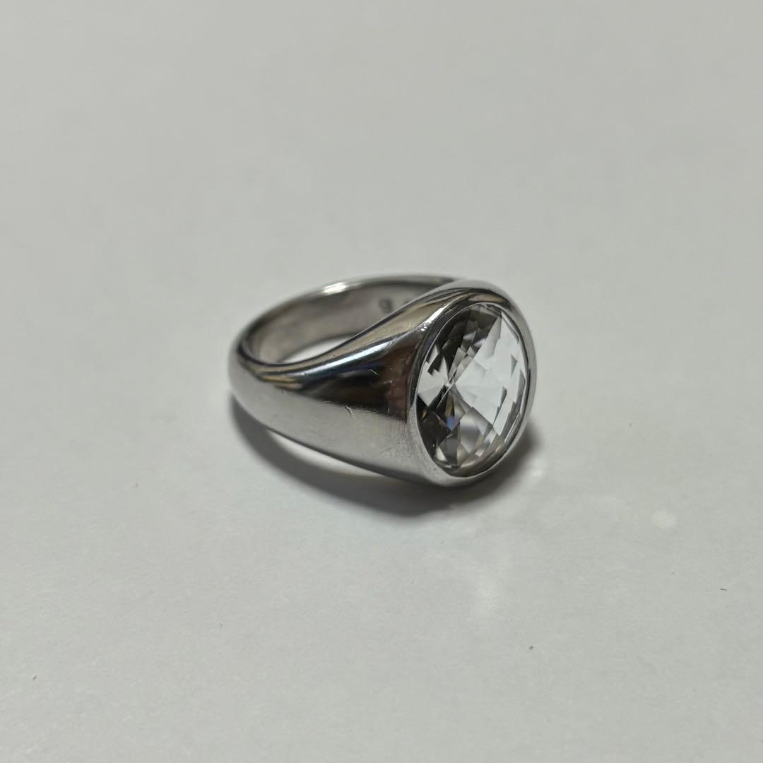 【レア・最安値】トムウッド　ドームリング　シグネットリング　クリスタル　46