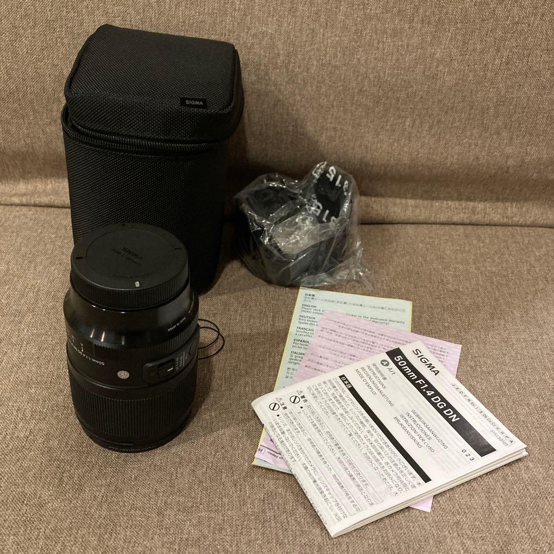 SIGMA 50mm F1.4 DG DN レンズ　lマウント
