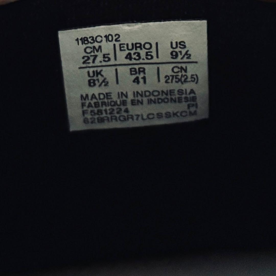 【美品】 オニツカタイガー メキシコ66 1183C102 黒 27.5 レザー